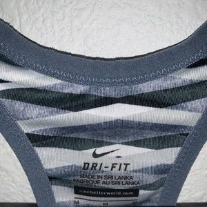 Medium Blue & Grey Nike Dri-Fit Tank Top